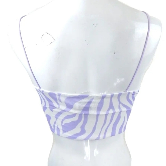 Princess Polly Pandora Lace Trim Crop Top - Picture 3 of 4